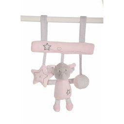 Deurhanger Knuffel Olifant Roze 25cm