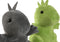 Deurhouder Home ESPRIT Zand 24 x 19 x 27 cm Dinosaurus (2 Stuks)
