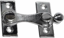 Deurklopper EDM H-vorm Staal 8 cm Rechts Verchroomd