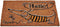 Deurmat Hond Natuurlijk Zwart Geel Kokosvezel (40 x 1,5 x 60 cm) (12 Stuks)