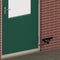 Deuropvangbeugel schuin 74953 zwart compleet 275x250x220 (45 graden)