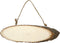 Deurschild, b: 23-28 cm, populier, 10 stuks, dikte 10