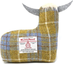 Deurstopper Schotse Hooglander Mustard/Blue