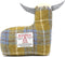 Deurstopper Schotse Hooglander Mustard/Blue