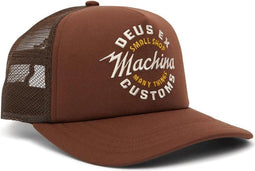 Deus Amped Circle Chocolate Trucker Cap