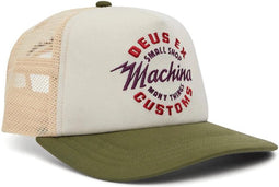 Deus Amped Circle Cream Trucker Cap