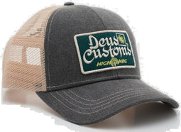 DEUS Open Head Trucker cap - Anthracite