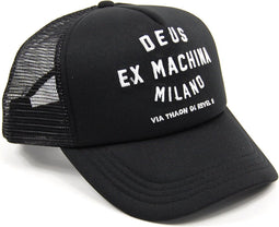 DEUS Trucker cap Milano Address Trucker - Black