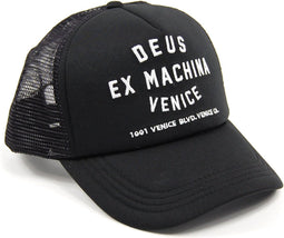 DEUS Venice Address Trucker cap - Black