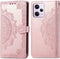 iMoshion Hoesje Geschikt voor Xiaomi Redmi Note 12 Pro Plus Hoesje Met Pasjeshouder - iMoshion Mandala Bookcase - Rosé Goud