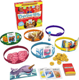 Devine Tête Classique - Jeu de Société Famille - Bandeaux et Devinettes - Devinez L’illustration De La Carte Qui Est Sur Votre Tête - Jeu De Cartes - Version Française - Jeu Enfant 6 Ans et +