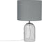 DEVOLL - Tafellamp - Grijs - Glas