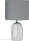 DEVOLL - Tafellamp - Grijs - Glas