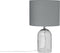 DEVOLL - Tafellamp - Grijs - Glas