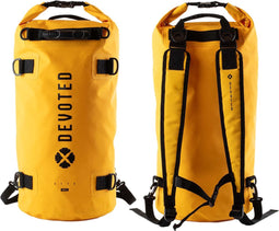 Devoted 40L Heavy Duty Dry Bag Backpack – Droogtas Rugzak - Geel
