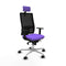 Piqueras y Crespo 1D086N2 - Bureaustoel - Hoofdsteun en verstelbare hoogte - Lila