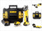 DeWalt accu-haakse slijper set DCG412M2 compleet met 2 accu's 4Ah en lader in stevige koffer
