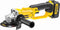 DeWalt accu-haakse slijper set DCG412M2 compleet met 2 accu's 4Ah en lader in stevige koffer