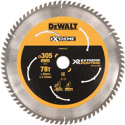 DeWALT Cirkelzaagblad voor Hout | Extreme Runtime | Ø 305mm Asgat 30mm 78T - DT99576-QZ