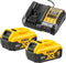 DeWALT DCB1104P2 Starterset lader + 2 accu's 18V 5.0Ah