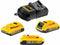DeWALT DCB115D3 Starterset lader + 3 x Accu's 18V 2.0Ah XR Li-ion
