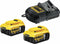 DeWALT DCB115P2 Starterset lader + 2 Accu's 18V 5.0Ah XR Li-ion