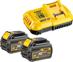 DeWALT DCB118T2 XR FlexVolt Starterset 2x 54V 6.0Ah Li-ion Accu + Snellader
