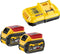 DeWALT DCB118T2 XR FlexVolt Starterset 2x 54V 6.0Ah Li-ion Accu + Snellader