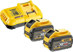 DeWALT DCB118Y2 XR FlexVolt Accu Starterset 2x 18V/54V 12Ah + snellader