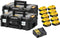 DeWALT DCB182PAK Starterset Lader + 10 Accu's 18V 4.0Ah XR Li-ion