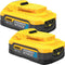 DeWALT DCBP518H2 POWERSTACK - TWIN PACK Accu 18V 5.0Ah Li-ion