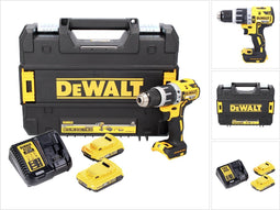 DeWalt DCD 796 D2T accu klopboormachine 18 V 70 Nm borstelloos + 2x accu 2.0 Ah + lader + TSTAK