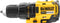 DeWalt-DCD709D2T-QW-accu-klopboorschroefmachine-18V - 2 x 2 Ah li-ion
