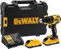 DeWALT DCD709L2T Compacte accu klop-/schroefboormachine 18V XR 3.0Ah in TSTAK
