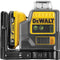 DeWalt DCE0811D1G 10,8V Li-Ion accu Kruislijnlaser 360 graden set (1x 2,0Ah accu) in koffer - groen