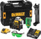 DeWalt DCE089D1G 10.8V Li-Ion accu zelfnivellerende 3x 360 graden multilijnlaser set (1x 2.0Ah accu) in koffer - 3 lijnen - 30m - groen
