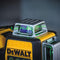 DeWalt DCE089D1G 10.8V Li-Ion accu zelfnivellerende 3x 360 graden multilijnlaser set (1x 2.0Ah accu) in koffer - 3 lijnen - 30m - groen