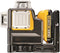 DeWalt DCE089D1G 10.8V Li-Ion accu zelfnivellerende 3x 360 graden multilijnlaser set (1x 2.0Ah accu) in koffer - 3 lijnen - 30m - groen