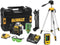 DeWalt DCE089D1GTRID 10.8V Li-Ion accu zelfnivellerende kruislijnlaser & ontvanger (DE0892G) & statief (DE0881) combiset (1x 2.0Ah accu) in koffer - 3 lijnen - 30m - groen
