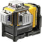 DeWalt DCE089D1GTRID 10.8V Li-Ion accu zelfnivellerende kruislijnlaser & ontvanger (DE0892G) & statief (DE0881) combiset (1x 2.0Ah accu) in koffer - 3 lijnen - 30m - groen