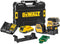 DeWALT DCE822D1G18 12V / 18V Kruislijnlaser met loodpunten set (1x2Ah accu en lader) - Groen