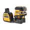 DeWALT DCE822D1G18 12V / 18V Kruislijnlaser met loodpunten set (1x2Ah accu en lader) - Groen