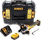 DeWalt DCG 405 M1 accu haakse slijper 18V 125mm borstelloos + 1x accu 4.0Ah + lader + TSTAK