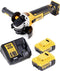 DeWalt DCG 405 P2 accu haakse slijper 18V 125mm borstelloos + 2x accu 5.0Ah + lader