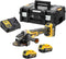 DeWalt DCG405P3 18V Li-Ion accu haakse slijper set (3x 5.0Ah accu) in TSTAK - 125mm - koolborstelloos