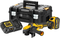 DeWALT DCG409VST1 FLEXVOLT Advantage Accu Haakse Slijper 125mm 18V XR 6.0Ah in TSTAK