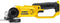 DeWalt DCG412NT 18V Li-Ion Accu haakse slijper body in TSTAK - 125mm