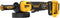 DeWALT DCG416VSN Accu Haakse Slijper 125mm 18V XR Basic Body