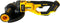 DeWALT DCG460NK XR FlexVolt Accu Haakse Slijper 230mm 54V Basic Body in Koffer