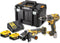 DeWALT DCK2020P2T-QW 18V Comboset - Accuboormachine DCD791 & Haakse Slijper DCG405, 2x 5Ah Accu's + Lader in T-Stak